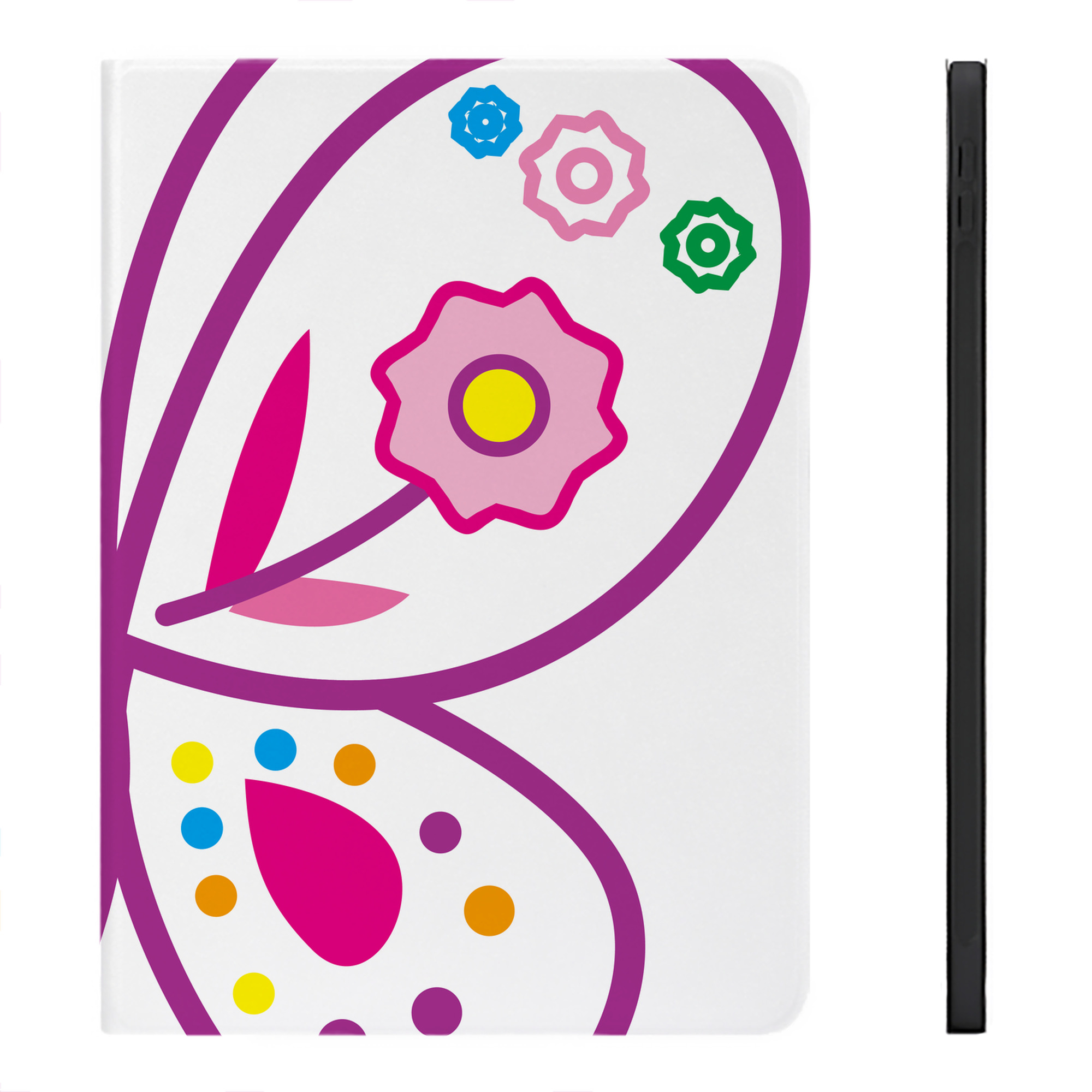 （画像用） Hello Kitty ハローキティ IPadケース ペンホルダー付き ブックスタイルデザイン